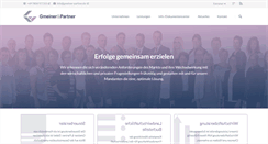 Desktop Screenshot of gmeiner-partner.de